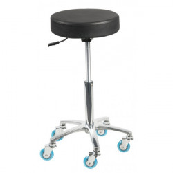 Tabouret Coupe Roma Noir Pompe Lift Gaz