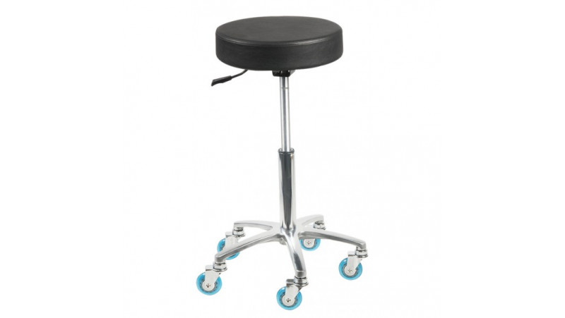 Tabouret Coupe Roma Noir Pompe Lift Gaz