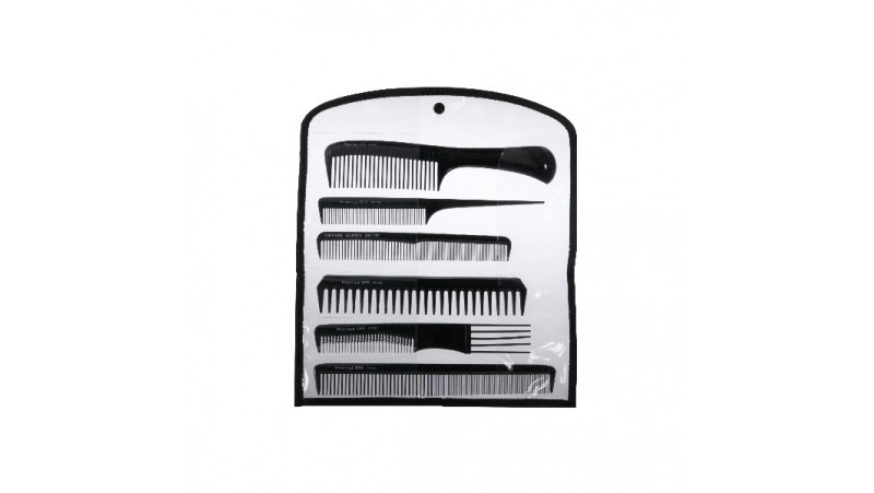 Trousse de 6 peignes professionnels