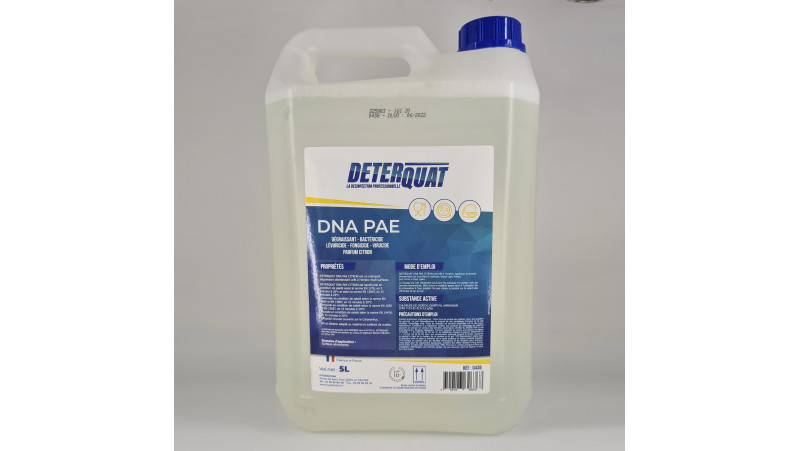 Bidon de 5L de spray désinfectant bactéricide fongicide virucide