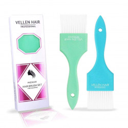 Pack de 2 pinceaux « artistes » pour coloration - Bleu et vert