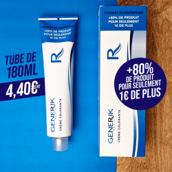 Tubes de 180ml de coloration d'oxydation