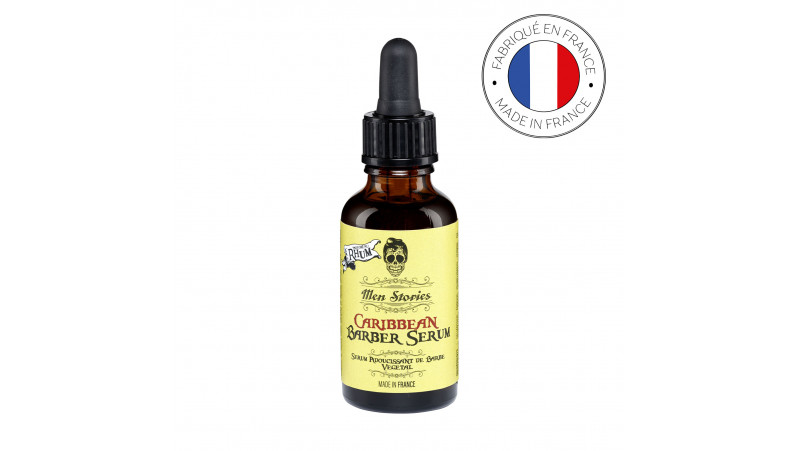 Barber Serum Caribbean avec pipette Men Stories - 30ml