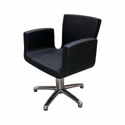 Fauteuil de Coiffage avec pompe hydrolique - pied étoile 