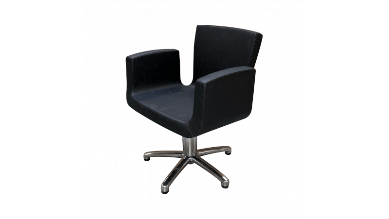 Fauteuil de Coiffage avec pompe hydrolique - pied étoile 