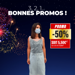 TABLIERS TRANSPARENTS 50 PIECES