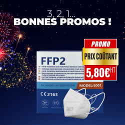 20 masques FFP2 fabriqué en France
