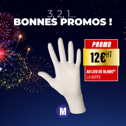 Boîte de 100 Gants BBHair Taille M 7/7.5