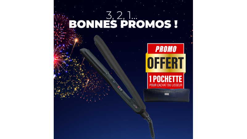 Lisseur ULTRON Elite Styler Black + la pochette OFFERTE