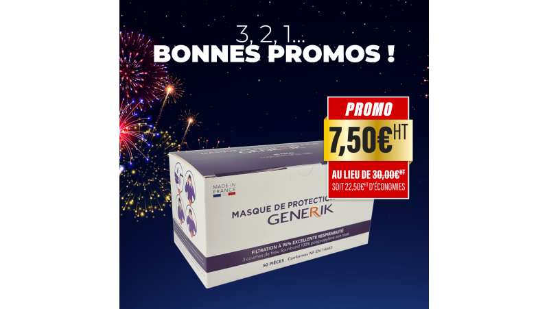 Boite de 50 masques Type II R