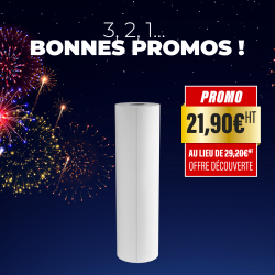 Serviettes techniques plastifiées jetables - Rouleau de 75