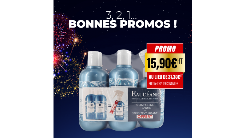 Duo Shampoing 250ml / Masque 250ml + 1 spray Eaucéane OFFERT