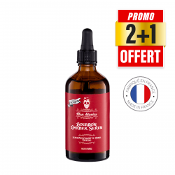 2 Serums Barber avec Pipette- Bourbon- Men Stories - 100ml+ 1 OFFERT